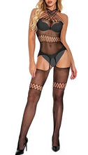 Load image into Gallery viewer, Criss-Cross Top Bodystocking