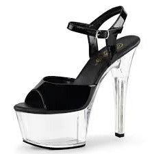 Size 8 ONLY!!!  Pleaser Aspire-609 Vegan Leather Ankle Strap Sandal 6